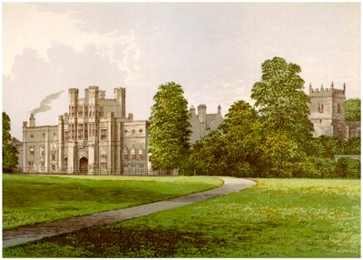 Coughton Court, Warwickshire, hogar del Baronet Throckmorton, c1880 de Unbekannt