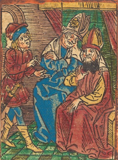 Consejo de los sumos sacerdotes, c. 1490 de Unbekannt