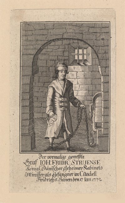 Conde Johann Friedrich Struensee 1737-1772, 1772 de Unbekannt