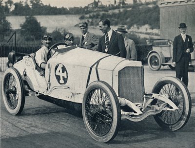 Conde Zborowski, el joven, en un Mercedes, 1937 de Unbekannt