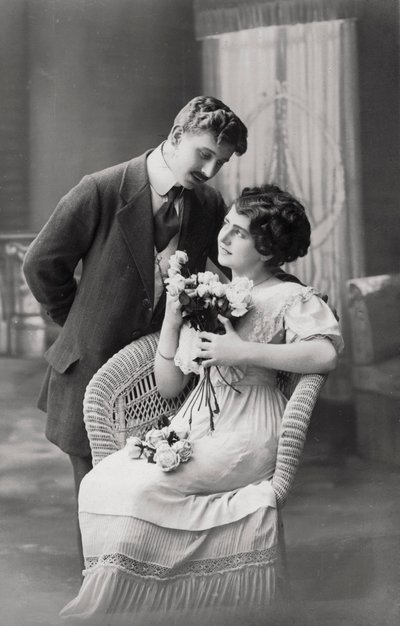 Pareja enamorada de Unbekannt