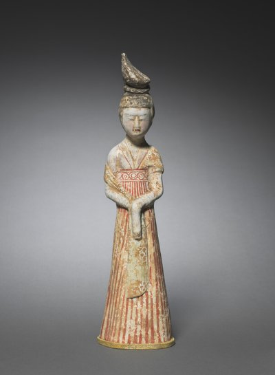 Dama de la corte con moño alto, c. 700-750 de Unbekannt