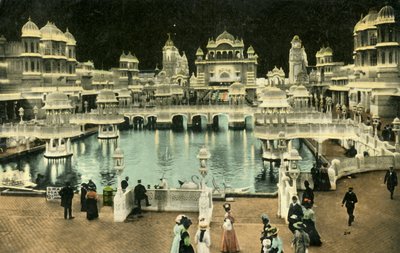Corte de Honor por la noche, Exposición de la Coronación, Londres, 1911 de Unbekannt