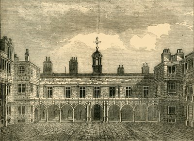 Corte de Old Somerset House, desde el norte, 1881 de Unbekannt