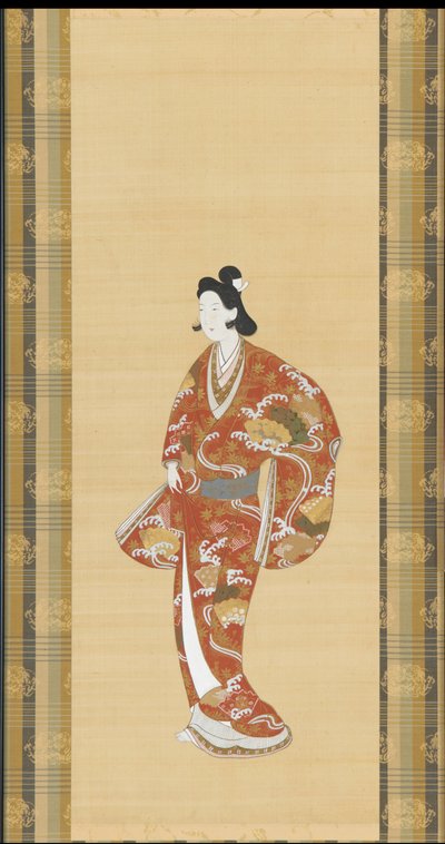 Cortesana, período Edo, 1661-1673 de Unbekannt