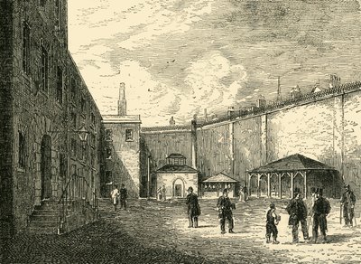 Patio en la prisión de Fleet, c1872 de Unbekannt