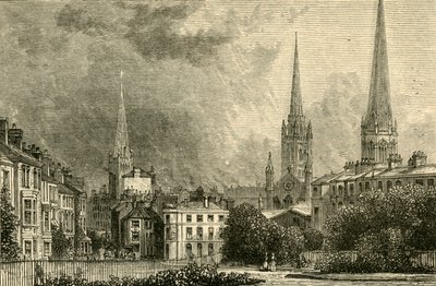Coventry - Las agujas de Trinity, St. Michaels y Christ Church, 1898 de Unbekannt