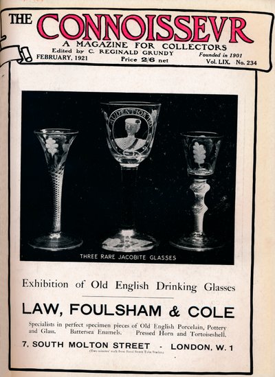 Portada de The Connoisseur, febrero de 1921 de Unbekannt