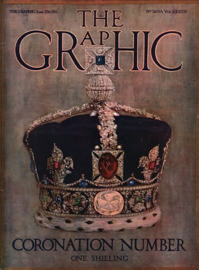 Portada de The Graphic, número de coronación, junio de 1911 de Unbekannt