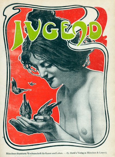 Portada de la revista de arte semanal alemana Jugend, 1898 de Unbekannt