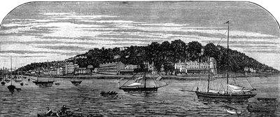 Puerto de Cowes, Isla de Wight, finales del siglo XIX de Unbekannt