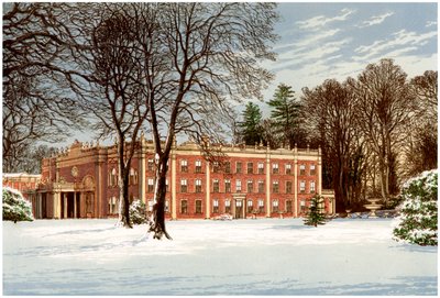 Cranbury Park, Hampshire, hogar de la familia Chamberlayne, c1880 de Unbekannt