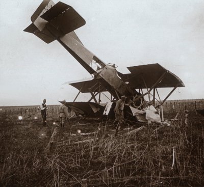 Avión estrellado, Tracy-le-Val, norte de Francia de Unbekannt