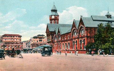 Mercado Crawford, Bombay, India, principios del siglo XX de Unbekannt
