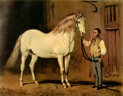 Caballo de Carruaje de Estado Crema del Establo de la Reina Victoria, c1875, 1944 de Unbekannt