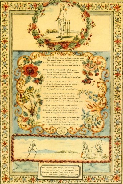 Canción de cricket en honor a Honest Baxter de Surrey, 1839, 1947 de Unbekannt