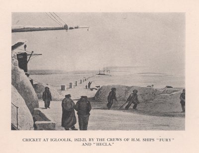Críquet en Igloolik, 1822-1823 de Unbekannt