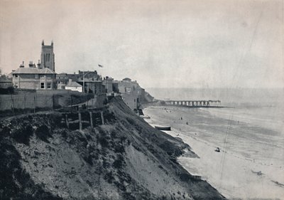 Cromer - Mostrando la iglesia en los acantilados de Unbekannt