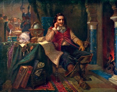 Cromwell rechazando la Corona, 1925 de Unbekannt
