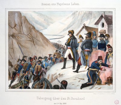Cruzando el San Bernardo, 15 de mayo, 1800 de Unbekannt