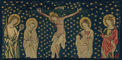 Crucifixión, alemán, ca. 1325-50 de Unbekannt