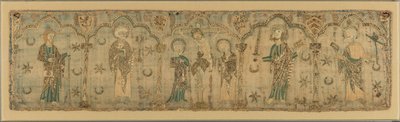Crucifixión flanqueada por santos, británico, ca. 1270 probablemente antes de 1272 de Unbekannt