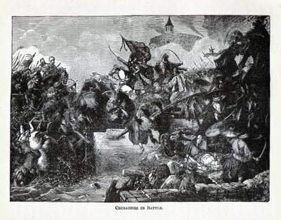 Cruzados en batalla, 1882 de Unbekannt