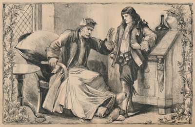 Crusoe Asesorado por su Padre, c1870 de Unbekannt