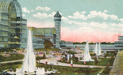 Palacio de Cristal, Sydenham, c1910 de Unbekannt