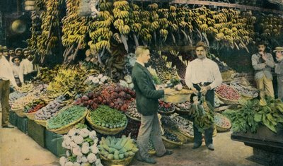Tienda de frutas cubana, c1910 de Unbekannt