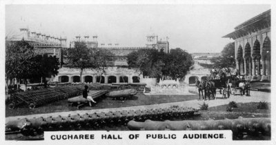 Salón de Audiencia Pública Cucharee, Agra, India, c1925 de Unbekannt