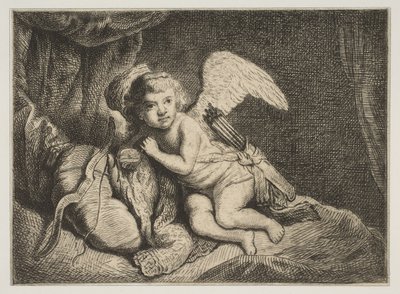 Cupido descansando de Unbekannt