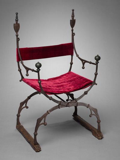 Silla curul plegable, c. 1450-1500 de Unbekannt