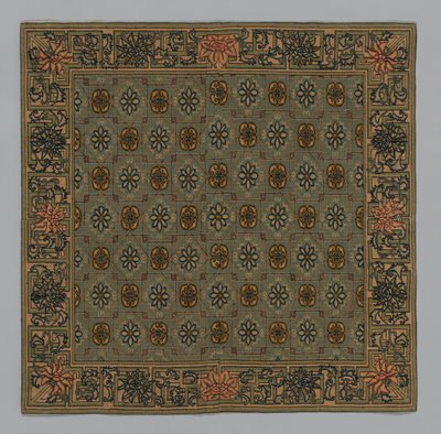 Funda de cojín, China, dinastía Qing 1644-1911, c. 1900 de Unbekannt