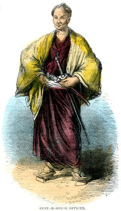 Oficial de aduanas, Japón, siglo XIX de Unbekannt