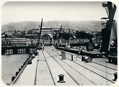 Muelle de Aduanas, Valparaíso, 1911 de Unbekannt