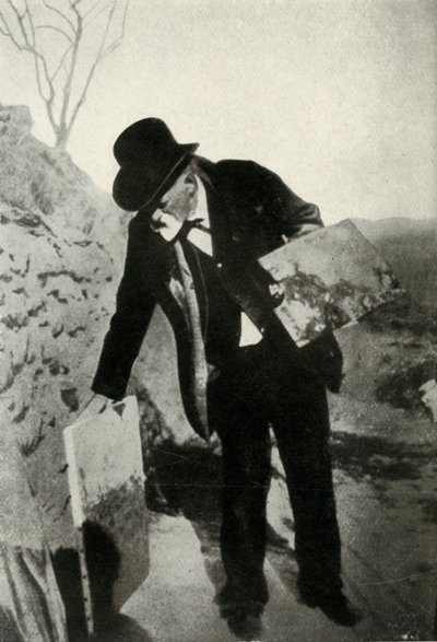 Cézanne con pintura y paleta, c1900, 1947 de Unbekannt