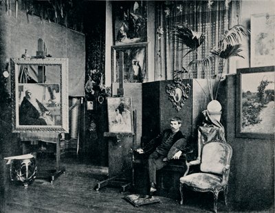 Dagnan en su Estudio, c1897 de Unbekannt
