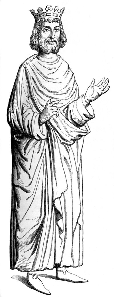 Dagoberto I 603-689, rey merovingio, siglo XVI, 1849 de Unbekannt