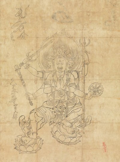 Daiitoku Myoo, siglo XII de Unbekannt
