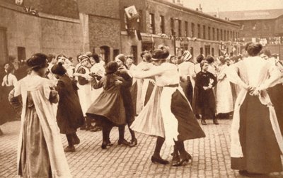 Bailando celebran el fin de la guerra, 1918 1935 de Unbekannt
