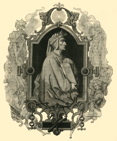 Dante Alighieri, c1265-1321, 1890 de Unbekannt