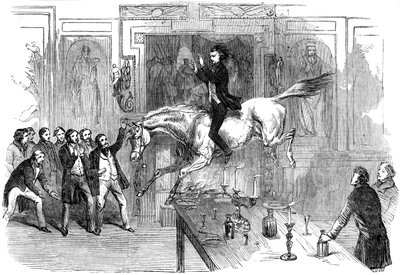 Salto atrevido en el comedor del Hotel White Hart, Aylesbury, Buckinghamshire, siglo XIX de Unbekannt