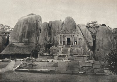 Das Issurumuniya - Felse - Vihara construido por el Rey Devanampiya Tissa en el siglo III a.C., 1926 de Unbekannt