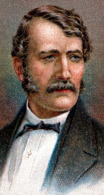 David Livingstone, misionero escocés y explorador africano del siglo XIX, c1915 de Unbekannt