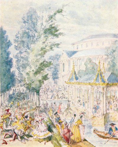 Mascarada diurna en los Jardines de Ranelagh, 1842, 1903 de Unbekannt