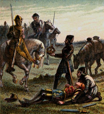 Muerte de Ricardo III, 1485, c1850 de Unbekannt