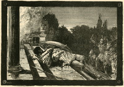 Muerte de Alcibíades, 1890 de Unbekannt