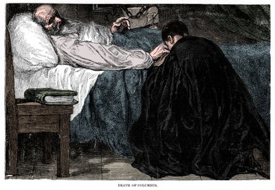 Muerte de Cristóbal Colón, 1506, 1872 de Unbekannt