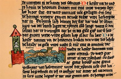 Muerte de Federico Barbarroja, c1154, 1907 de Unbekannt